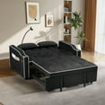 thumbnail image 5 of Kadyn Sofa Bed, Couch Bed, Foldable Sofa Bed with USB Port, Ashtray, and Rotating Telephone Stand, Black, 5 of 11