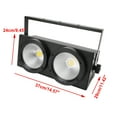 thumbnail image 2 of 200W COB LED Par Light DMX Stage DJ Disco Audience Blinder Light Warm Cool White, 2 of 10