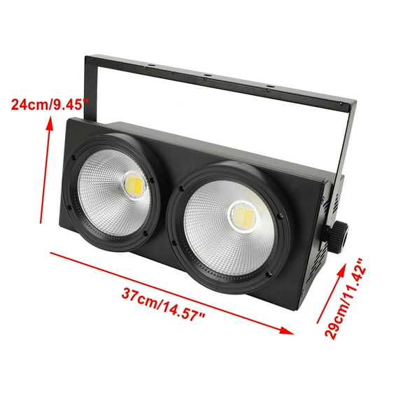 200W COB LED Par Light DMX Stage DJ Disco Audience Blinder Light Warm Cool White