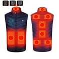 thumbnail image 2 of ZACPNCV Heated Vest for Men And Women Plus Size Heated Coat 9 Heating Heated Jacket Winter Heating Coat Blue, 2 of 5