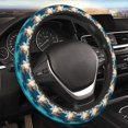 thumbnail image 5 of Sigee Hawaiian Ship Dolphin for Steering wheel cover Elastic Steering Wheel Cover Universal Fit Steering Wheel Cover, 5 of 6