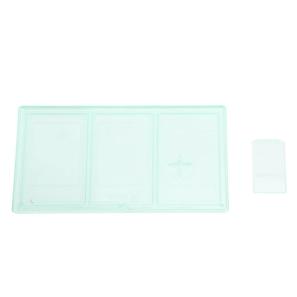 Photo Frame 3 Openings Clear PC Display 3in 4x3 Picture with Stand Triple Picture Frame for Instant Photo Desk Decor Green