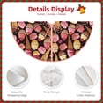 thumbnail image 3 of Sikiie Ice Cream Cake Nativity Christmas Tree Skirt, Jesus Christian Winter Holiday Tree Mat Decoration(30-48IN)48", 3 of 6
