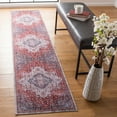 thumbnail image 3 of SAFAVIEH Serapi Gorden Oriental Machine Washable Runner Rug, Rust/Ivory, 2' x 9', 3 of 9