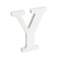 thumbnail image 4 of White Wood Letters 3 Inch, Wood Letters for DIY Party Projects (Y), 4 of 5