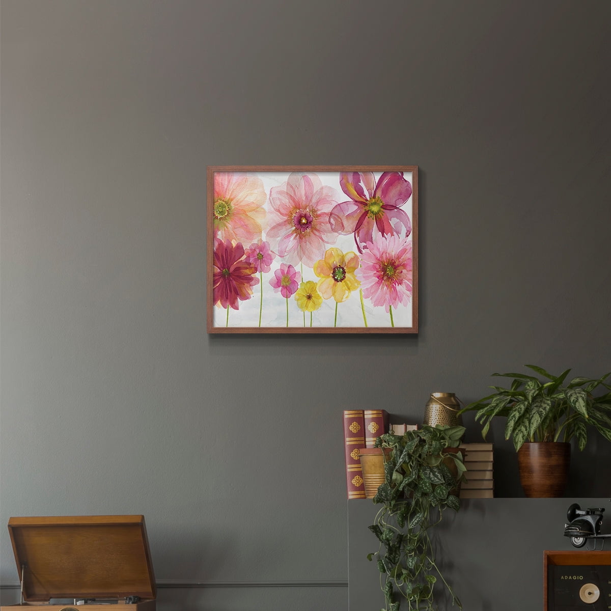Pop Of Spring by Carol Robinson - Restickable Framed Giclée Print
