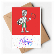 nigerian soccer chinese flag Welcome Back Greeting Cards Envelopes Blank