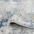 thumbnail image 5 of Yardley Distressed Contemporary Abstract Indigo, Gray Indoor Area Rug, 4' x 5', 5 of 6