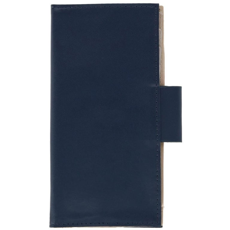Julia Buxton Women s Heiress Organizer Clutch Leather Navy Walmart