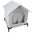 thumbnail image 1 of Casa para Gatos al Aire Libre, Refugio para Gatos Salvajes aislado Inmediable y resistente a la intemperie, Casa Elevada para Gatos Salvajes para Gatos de Interior Y Exterior, 1 of 7