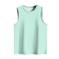 thumbnail image 3 of SNKSDGM Female Linen Tank Tops for Women Loose fit Women's Tank Tops Loose fit Workout Womens Fashion Crewneck Sleeveless Print Tank Tops Summer Casual Loose fit Basic Beach Blouse T Shirts Vest L, 3 of 3