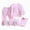 A13-Pink, variant on Newborn Preemie Infants Baby Girls Boys Long Sleeve Jumper Hats Socks Bib Outfits Autumn Clothes 0-3M Layette Set NIEWTR