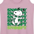 thumbnail image 3 of Peanuts - Snoopy Clover Dance - Women's Racerback Tank Top, 3 of 6