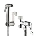 thumbnail image 1 of Ensemble de Pulvérisateur Bidet à Main en Acier Inoxydable, Kit d'Accessoires de Fixation de Bidet, Monté au Mur /monté dans le Réservoir de Toilette, Douche Musulmane pour Auto-Nettoyage, Or, 1 of 9