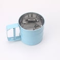 thumbnail image 3 of Advancent Flour Sieve Cup Stainless Steel Mesh Cake Sifter DIY Sugar Pastry Cupcake Tool Strainer Shaking Bake Handle with Type3 NO3, 3 of 6