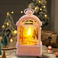 thumbnail image 1 of Vela Electrónica Navideña con Ambiente de Ambiente, Candelabro, Mini Farolillo de Viento, Luz Nocturna | Luz Decorativa Festiva | Material Plástico | 14 X 7 X 3,7 Cm | Funciona con Pilas, 1 of 6