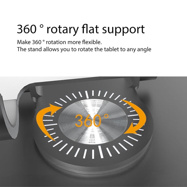 Soporte plegable para teléfono móvil elevador de tableta ahuecado giratorio de Likrtyny 360 grados antideslizante altura ajustable para 7231 1 12 pulgadas