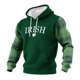 thumbnail image 4 of Ceisia Men's Irish Four-Leaf Clover Print Hoodie | Vintage Washed Relaxed Long-Sleeve Casual Sweatshirt Gift, 4 of 8