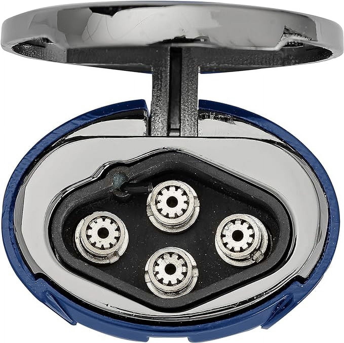 Xikar High Performance HP4 Diamond Quad Flame Cigar Lighter, in Attractive Gift Box, in-line Fuel Adjustment Wheel, Oversized Double EZ-View Fuel Window, Blue