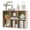 White-Oak, variant on Jpiziso 6 Cube Storage Organizer Vertical or Horizontal Bookcase, Open Book Shelf for Bedroom, Living Room, Office