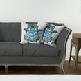 thumbnail image 7 of Ambesonne Hamsa Throw Pillow Cover 2 Pack, Evil Eye, 20", White Black and Blue, 7 of 7