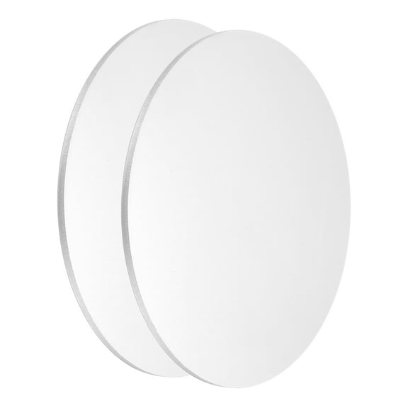 Uxcell 2Pcs Aluminum Disc, 4"(100mm) Diameter 0.06"(1.5mm) Thickness Round Aluminum Sheets 5052 Aluminum Circle Plates for Metal Stamping