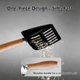 thumbnail image 6 of OAZOUF Stainless Steel Cat Litter Scoop, Heavy Duty Kitty Metal Scooper with Ergonomic Handle for Litter Box Clean, Black, 6 of 13