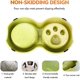 thumbnail image 4 of Cuenco antiglotón para perros, cuenco para gatos y perros, cuenco doble de acero inoxidable para perros, cuenco antideslizante para perros, cuenco de agua. Cuenco de alimentación lenta para pequeños, JAMW Sencillez, 4 of 5