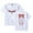 White, variant on SKZ Stray Kids Dominate World Tour Merch T-shirt Women's men's retro casual summer round neck short sleeved T-shirt