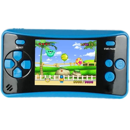 HigoKids Handheld Game Console for Kids Portable Retro Video Game Player Built-in 182 Classic Games 2.5 inches LCD Screen Family Recreation Arcade Gaming System Birthday Present for Childr