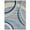 Light Blue, variant on HR Abstract Rugs Luxury Livingroom Carpet Modern Contemporary Gray Runner Rug Ultra-Soft, Shed Free Stain Resistant Swirls Black Silver/Gray/White 1'97" x 6'96"