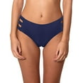 thumbnail image 1 of RELLECIGA Women's Navy Blue Strappy Bikini Swim Bottom Full Coverage Swimwear Bathing Suits, 1 of 6
