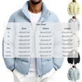 thumbnail image 3 of MYAOYI Mens Quilted Puffer Coat Stand Collar Snap Button Winter Outerwear, 3 of 6