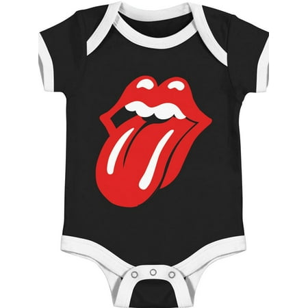 

Rolling Stones Baby Boys Classic Tongue Bodysuit 12 - 18 Months Black
