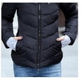 thumbnail image 3 of Chamarra De Mujer Invierno Con Capucha Acolchada Impermeable-Negro-M Dara Baby Meimei Dam0019_1, 3 of 3
