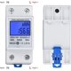 thumbnail image 2 of Medidor de electricidad digital Lcd Medidor de CA Medidor de Kwh de carril superior 5(80) A Medidor de electricidad Medidor de electricidad de carril DIN monofásico 2 pines 2p Ac230, 2 of 4
