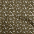 thumbnail image 1 of oneOone Georgette Viscose Dark Olive Green Fabric Kids Floral Sewing Craft Projects Fabric Prints By Yard 42 Inch Wide, 1 of 4