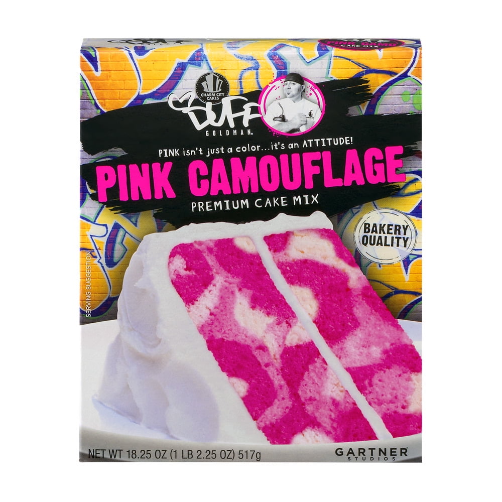 Duff Goldman Pink Camouflage Premium Cake Mix, 18.25 oz by Gartner Studios, Inc.