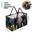 thumbnail image 2 of Elephant Large Foldable Cube Organizer with Oxford Cloth Material - Ideal Shopping Basket, Shopping Bags, and Storage Box Solution, 2 of 7