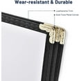 thumbnail image 5 of WeChef 30 Pack Restaurant Menu Covers 8.5 x 11" Book Style 3 Pages 6 Views PVC Transparent Restaurant Menu Holder Book Cafe Hotel Bar Black, 5 of 18