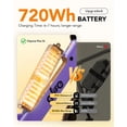 thumbnail image 2 of Cityone Plus Step-Thru Electric Bike for Adults, 26" Urban EBike with 500W Motor, Max 28MPH, 48V 15Ah Battery 500W, Electric Bicycle with 7-Speed, Purple, 2 of 8