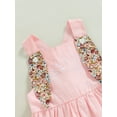 thumbnail image 5 of Bagilaanoe Toddler Baby Girl Easter Dress Sleeveless A-line Princess Dresses 6M 12M 18M 24M 3T 4T Kids Casual Swing Sundress, 5 of 8