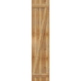 thumbnail image 5 of 16 1/8"W X 73"H Timbercraft Three 5 3/8" Boards Joined Board-N-Batten Shutters W/Z-Bar, Rough Sawn Western Red Cedar (Per Pair), 5 of 13