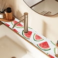 thumbnail image 2 of Yayeee Faucet Mat for Kitchen Sink 14.7" Diatomite Long Splash Guard Pad, Red Watermelon, 2 of 7
