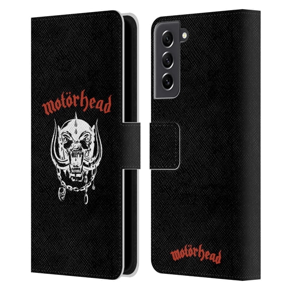 Head Case Designs Officially Licensed Motorhead Album Covers 1977 Leather Book Wallet Case Cover Compatible with Samsung Galaxy S21 FE 5G