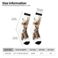 thumbnail image 2 of Balery C Calcetas Largas con Estampado para Hombre y Mujer – Suaves y Transpirables, Talla Única (US 5-11), 2 of 6