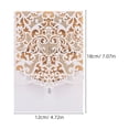 thumbnail image 2 of SASABAXI 10Sets Wedding Invitation Cards Assorted Color Romantic Design with Envelope and Sealing Sticker, 2 of 8
