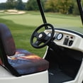 thumbnail image 3 of Yuyamidu Eagle Cart Backrest Bench Seat Cover Full Set of 2 USA Flag Golf Cart Back Rest Seat Cover Suits Club Car and More 2-Seat Golf Carts Fashion Golf Cart Accessories, 3 of 7