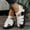 White, variant on Viluyesy Womens Roman Sandals, Soft Sole Ankle Buckle Closed Toe Summer Casual Flat Shoes Black