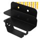 thumbnail image 1 of 3 unids Bicicleta de montaña Bicicleta Bicicleta de almacenamiento Montado en la pared Rack Stands Piensas de bicicleta de acero alto de alta carga - Negro (175 * 85 * 75mm), 1 of 6